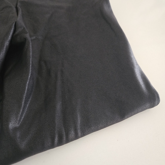 Spanx Faux Leather High Waisted Black Leggings Full Length Women's Size Large - Picture 6 of 6